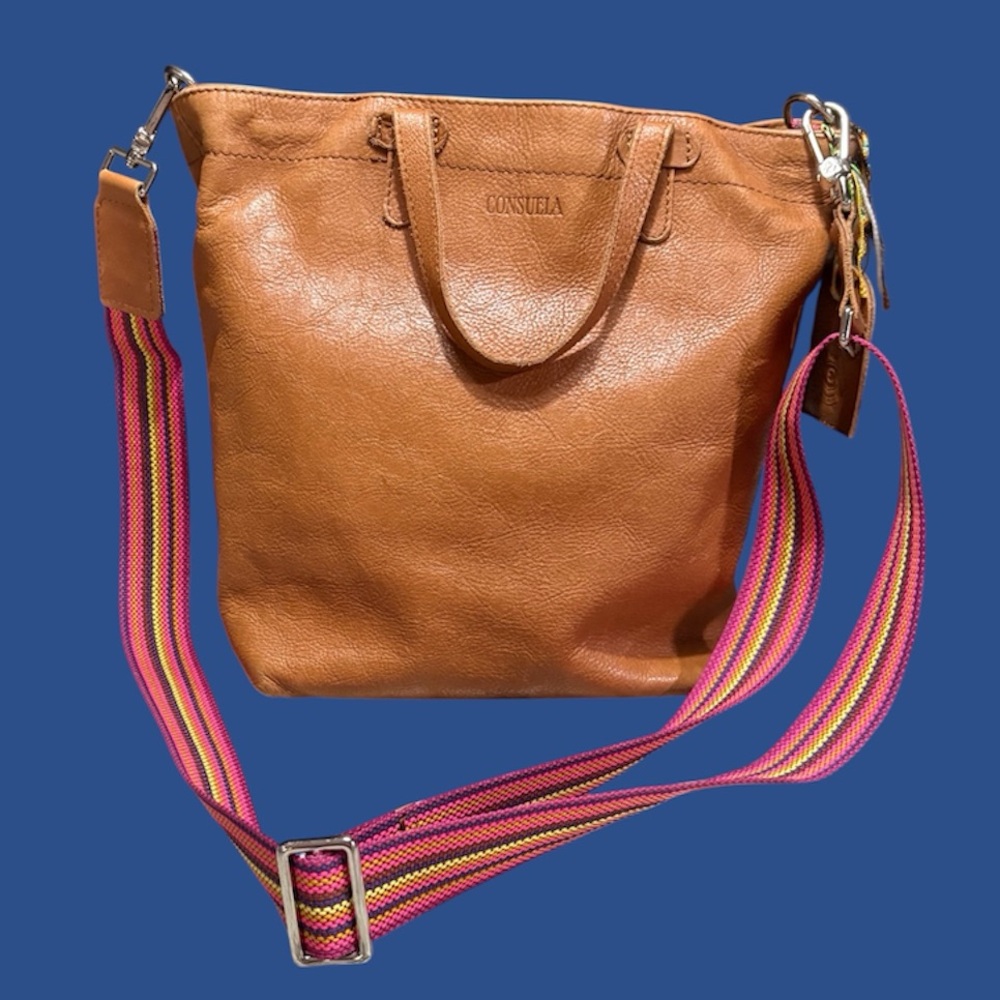 Consuela Leather Brandy Essential Tote - Picture 2 of 7